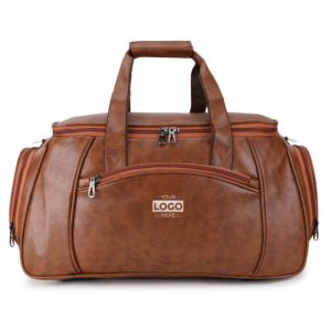TRAVEL BAG ASB-324 - Light Brown Leather