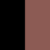 Black with Brown