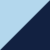 Navy Blue with Sky Blue