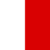 White with Red
