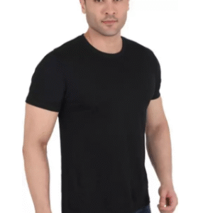 Men'S Solids Round Neck T-Shirt